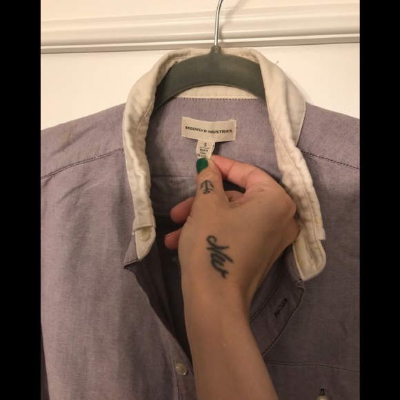 Brooklyn Industries Oxford Lavender Button Shirt - Picture 11 of 15